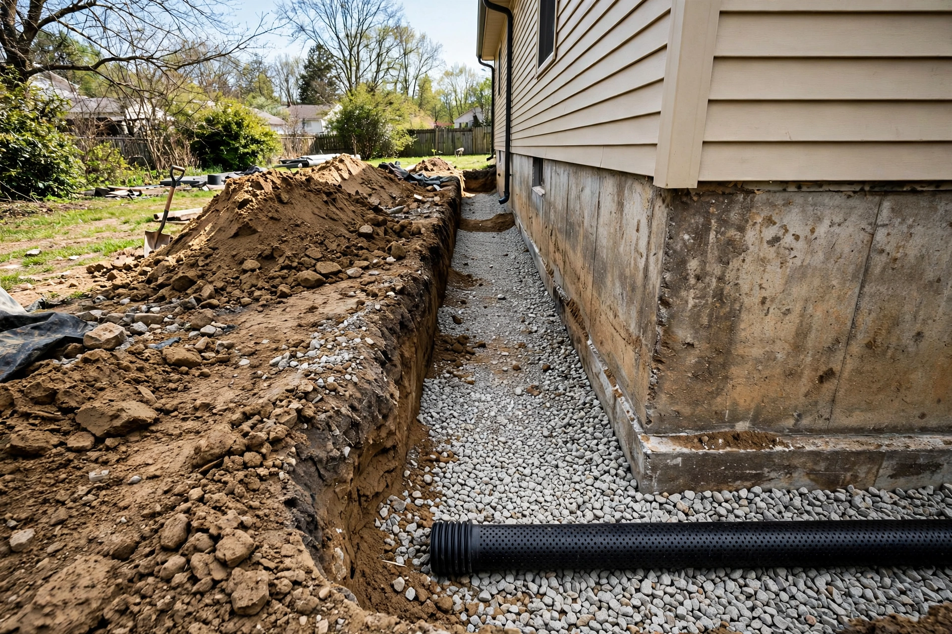 Perimeter Drainage Improvements for Residential Landscapes With Recurrent Foundation Water Intrusion